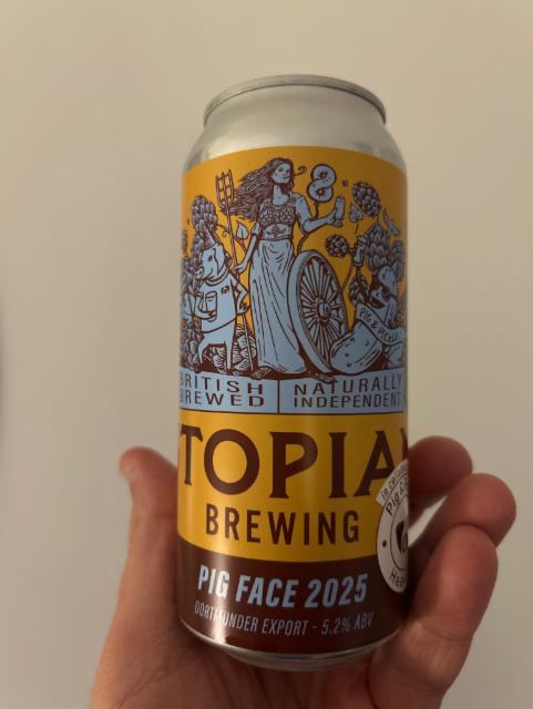 Pig Face 5.2%, Utopian Brewing Ltd., England