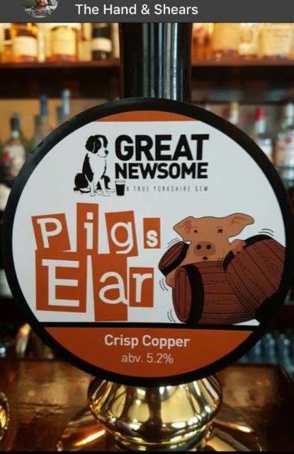 Pigs Ear 5.2%, Great Newsome Brewer, England