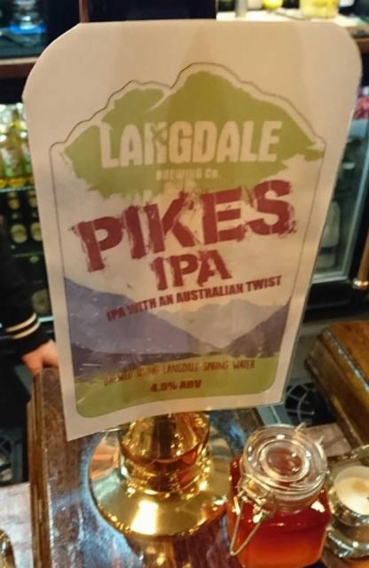 Pikes IPA 4.5%, Langdale Brewing Company., England