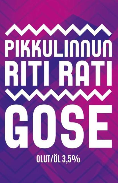 Pikkulinnun Riti Rati Gose 3.5%, Kanavan Panimo, Finland
