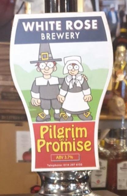 Pilgrim On A Promise 3.7%, White Rose Brewery, England