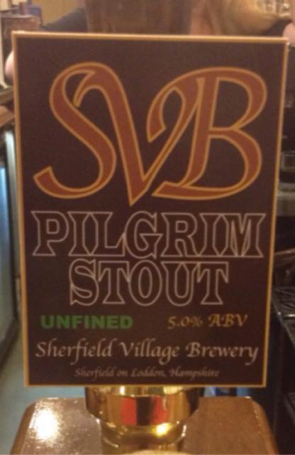 Pilgrim Stout 5.0%, Sherfield Village Brewery, England
