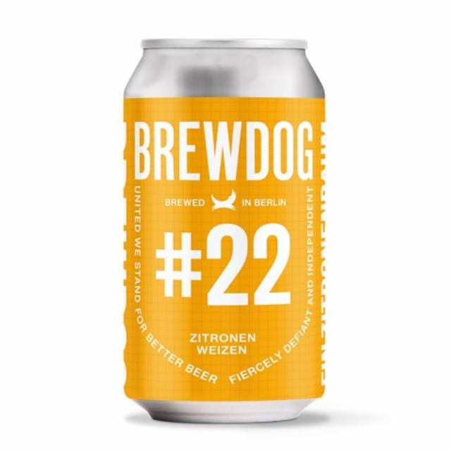 Pilot #22 Zitronen Weizen 5.6%, BrewDog Deutschland, Germany