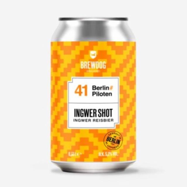 Pilot #41 Ingwer Shot 5.2%, BrewDog Deutschland, Germany