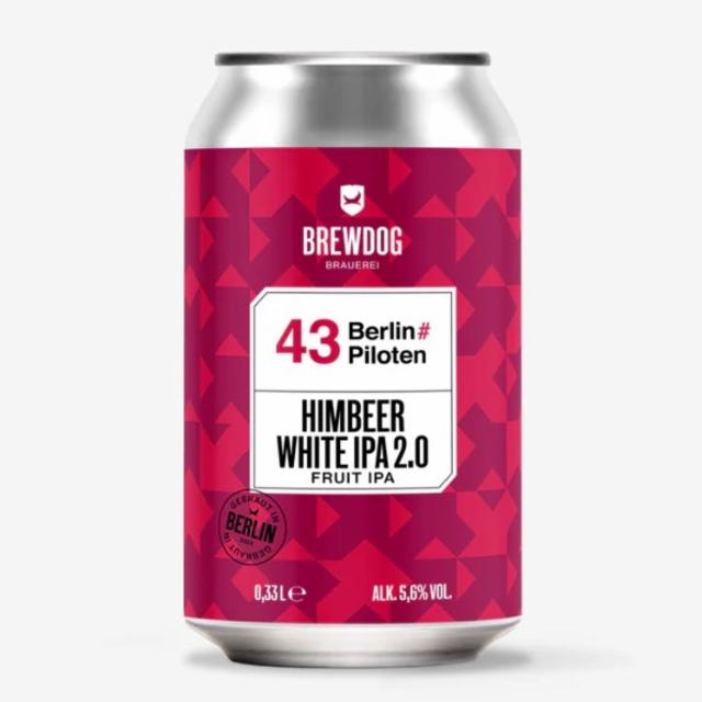 Pilot #43 Himbeer White IPA 2.0 5.6%, BrewDog Deutschland, Germany