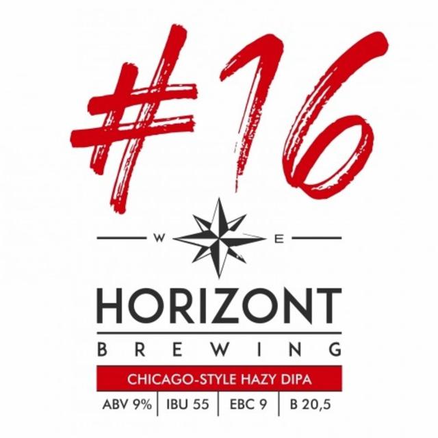 Pilot Series #16 Chicago-Style Hazy DIPA 9.0%, Horizont Brewing, Hungary