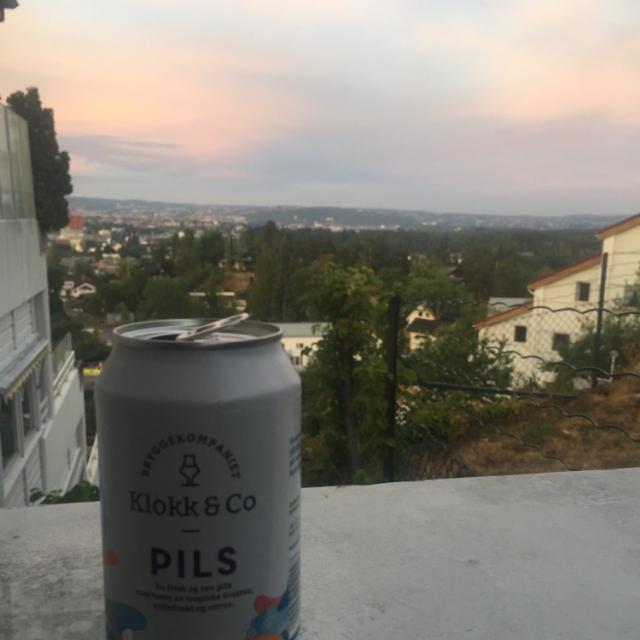 Klokk Pils 4.7%, Klokk & Co., Norway