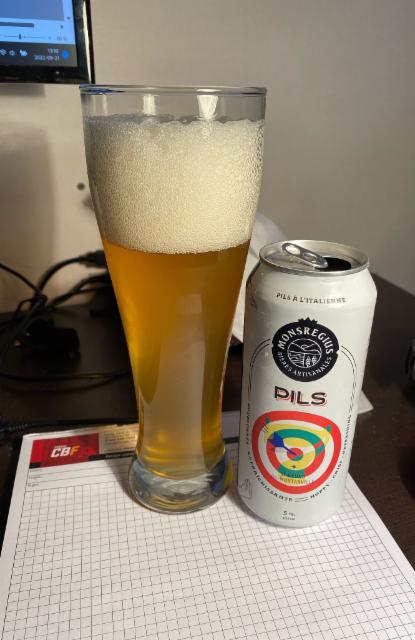 Pils 5.0%, MonsRegius Bières Artisanales, Canada