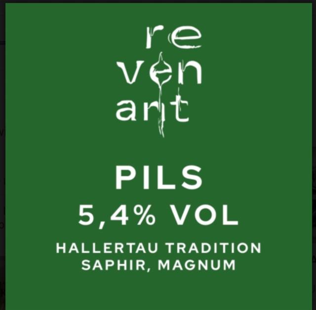Pils 5.4%, Revenant Brewing Project, Finland