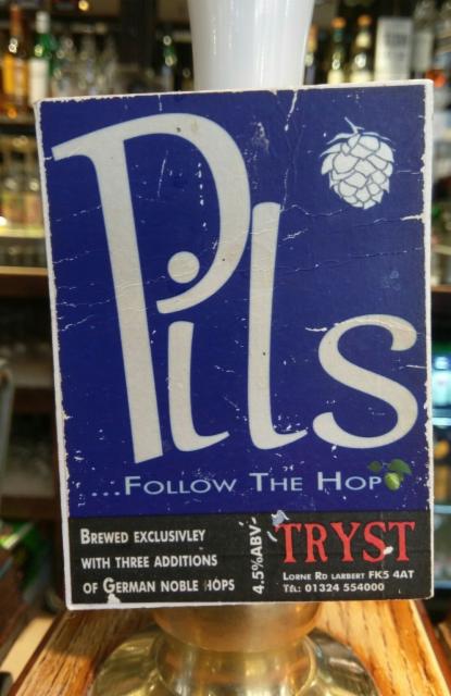 Pils Follow The Hop 4.6%, Tryst Brewery, Scotland