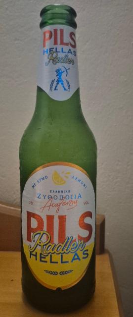 Pils Hellas Radler 2.0%, Hellenic Breweries of Atalanti - EZA, Greece