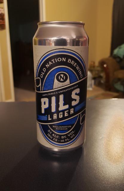 Pils Lager 5.0%, Old Nation Brewing, United States
