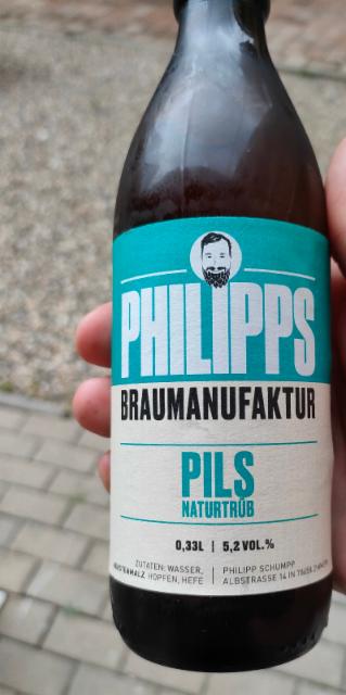 Pils Naturtrüb 5.2%, Philipps Braumanufaktur, Germany
