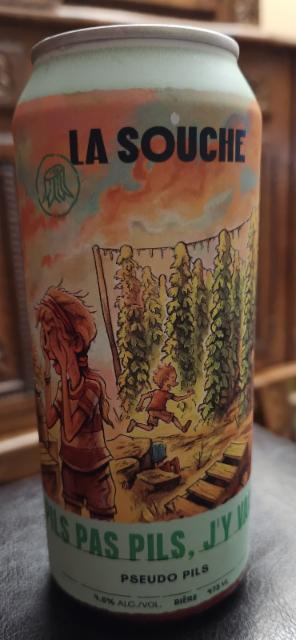 Pils, pas pils, j'y vais 4.5%, La Souche Microbrasserie, Canada