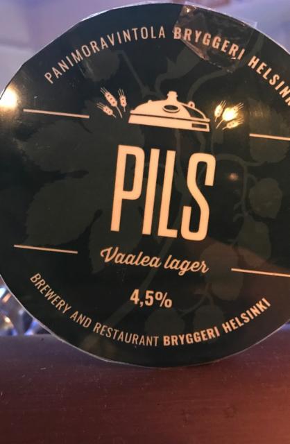 Pils Vaalea Lager 4.5%, Helsinki Bryggeri Brewhouse (Royal Unibrew), Finland