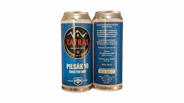 Pilsak 10 4.1%, Minipivovar Tatras, Slovakia