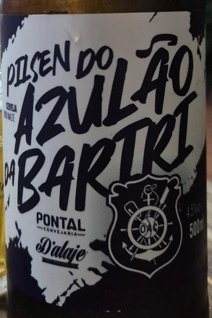 Pilsen do Azulão da Bariri 4.5%, Pontal Cervejaria, Brazil