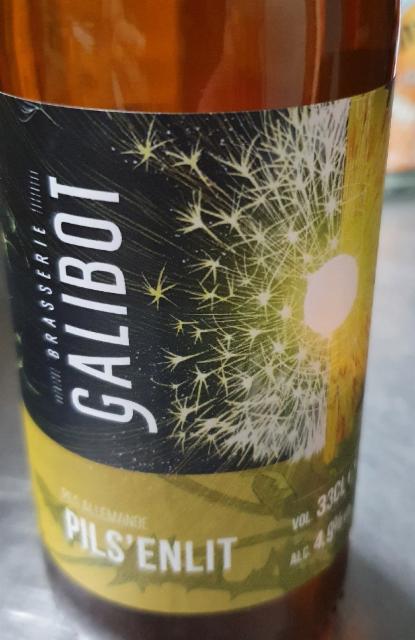 Pils'enlit 4.9%, Brasserie Galibot, France