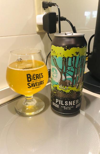 Le Castor Pilsner 4.8%, Microbrasserie Le Castor, Canada