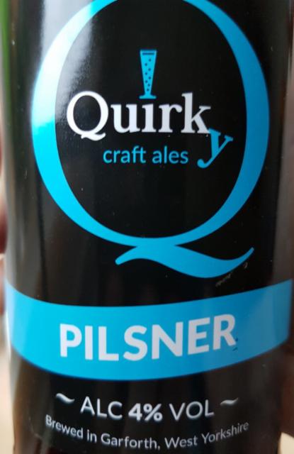 Quirky Pilsner 4.0%, Quirky Ales Limited, England