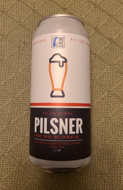 Big Lake Pilsner 5.5%, Big Lake Brewing, United States