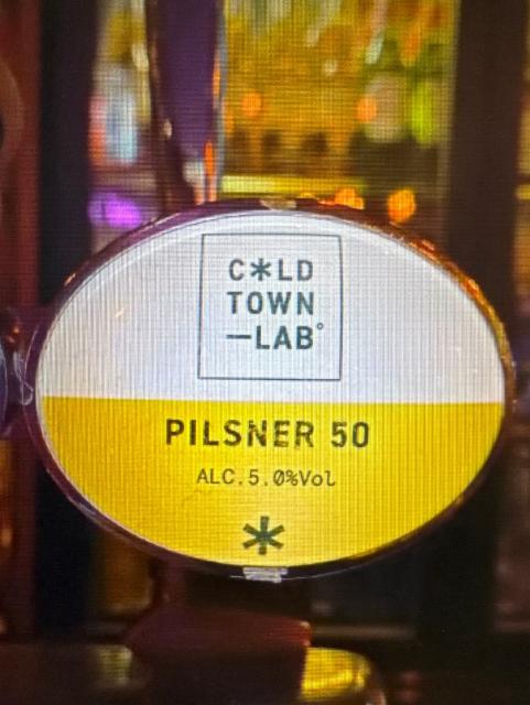 Pilsner 50 5.0%, Cold Town Beer, Scotland