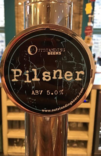Outstanding Pilsner 5.0%, The Outstanding Brewing Co., England