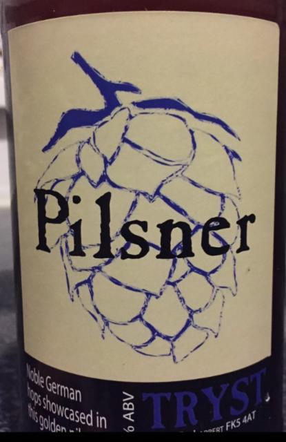 Tryst Pilsner 4.5%, Tryst Brewery, Scotland