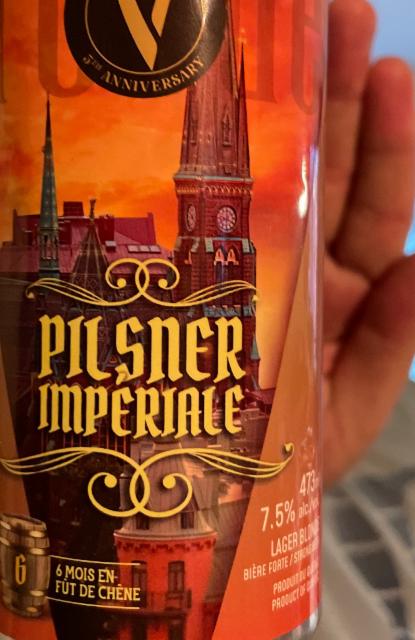 Pilsner impériale 7.5%, Brasserie Vrooden, Canada