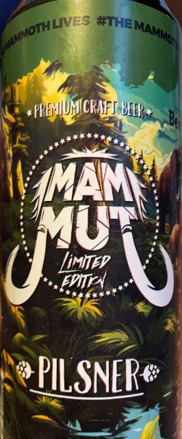 Pilsner Limited Edition 5.0%, Mammut, Montenegro