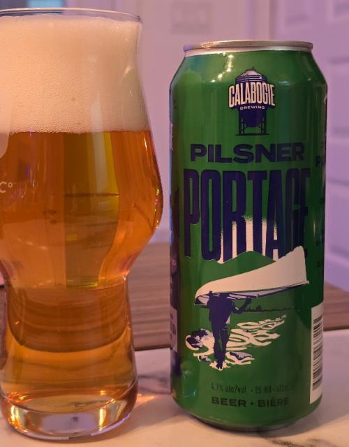 Pilsner Portage 4.7%, Calabogie Brewing, Canada