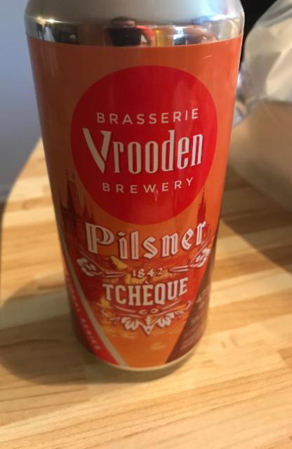Vrooden Pilsner tchèque 5.0%, Brasserie Vrooden, Canada