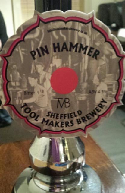 Pin Hammer 4.3%, Toolmakers Brewery, England