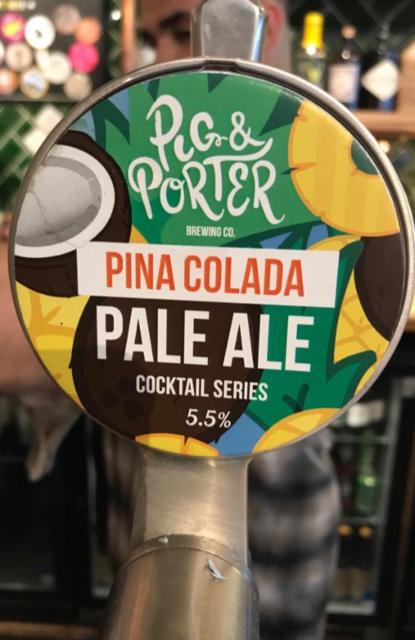 Pina Colada Pale Ale 5.5%, Pig & Porter Brewing Co., England