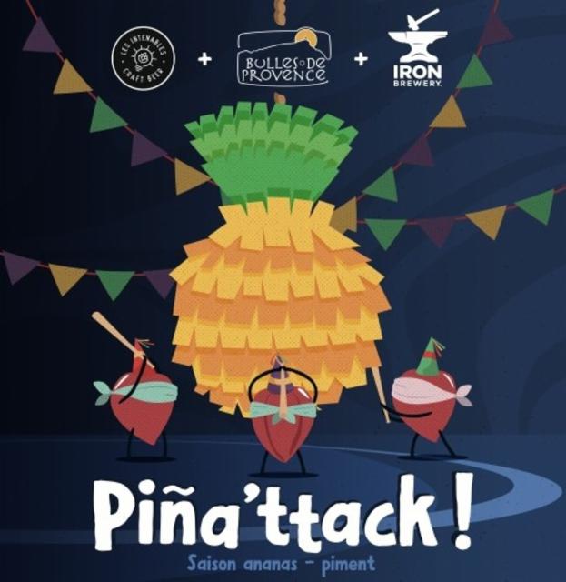 Pina'ttack ! 4.5%, Bulles De Provence - Brasserie De Puyricard, France