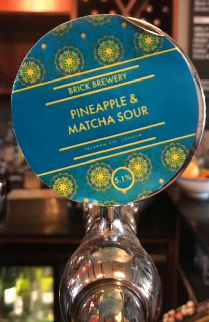 Pineapple & Matcha Sour 5.1%, Brick Brewery, England