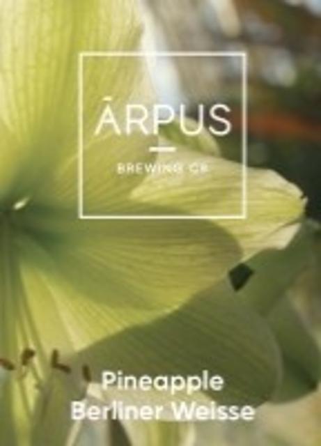 Pineapple Berliner Weisse 5.0%, Ārpus Brewing Co., Latvia