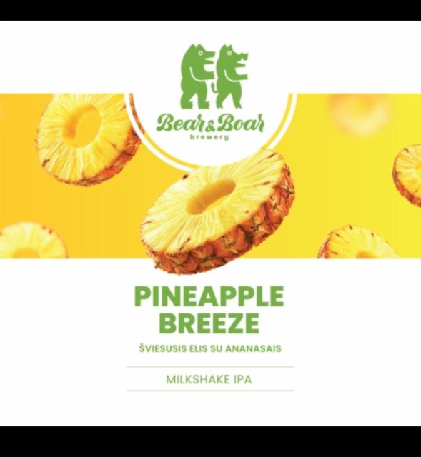 Pineapple Breeze 5.0%, Bear & Boar Brewery, Lithuania