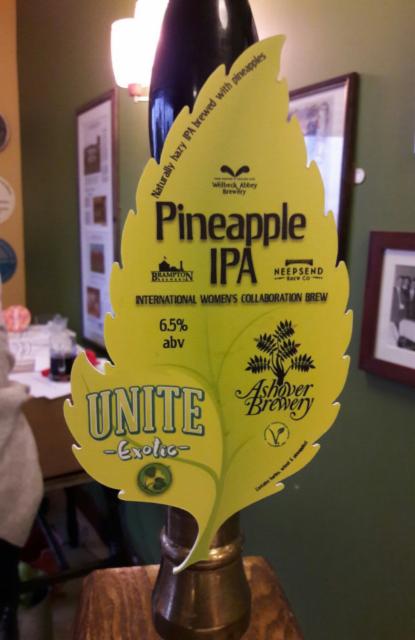 Pineapple IPA 6.5%, Ashover Brewery, England