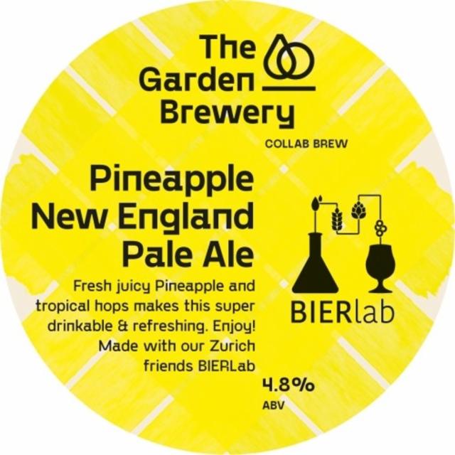 Pineapple New England Pale Ale (Collab BIERlab) 4.8%, The Garden Brewery, Croatia