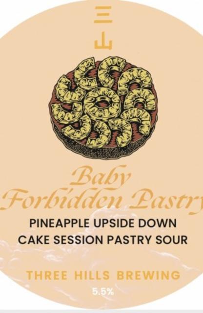 Pineapple upside down Cake 5.5%, Three Hills Brewing, England