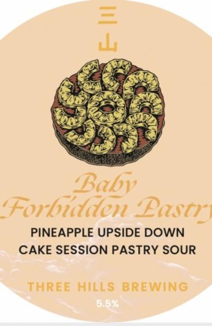 Pineapple upside down Cake 5.5%, Three Hills Brewing, England