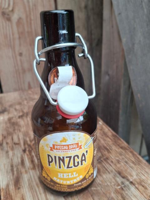 Pinzga' Hell Naturtrüb 4.9%, Pinzgau Bräu, Austria