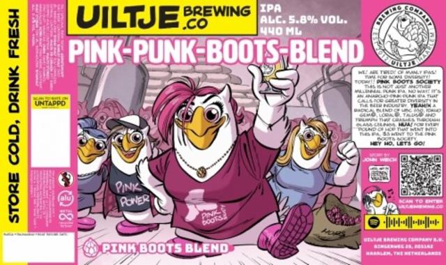 Pink-Punk-Boots-Blend 5.8%, Uiltje Brewing Co, Netherlands