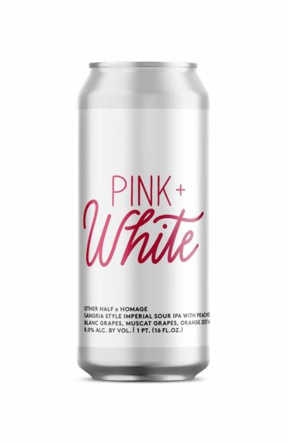 Pink + White (White Version) 8.0%, Other Half Brewing Co., United States