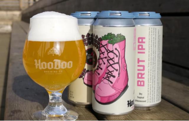 Pink Boots Brut IPA 7.2%, HooDoo Brewing Co, United States