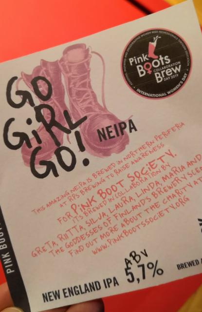 Pink Boots Society Go Girl Go! 6.0%, Nokian Panimo, Finland