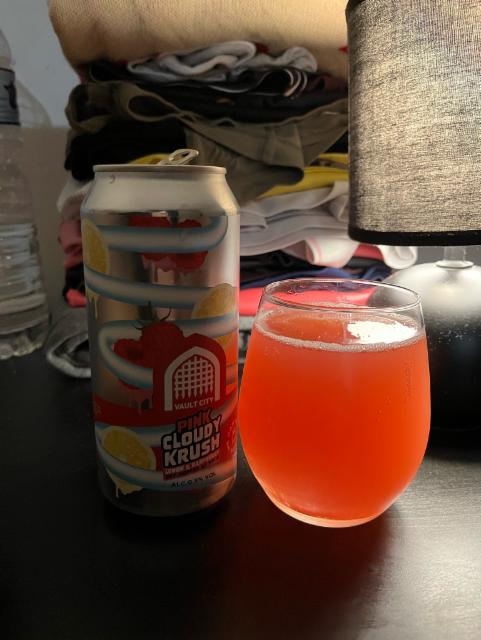 Pink Cloudy Krush 0.5%, Vault City Brewing, Scotland