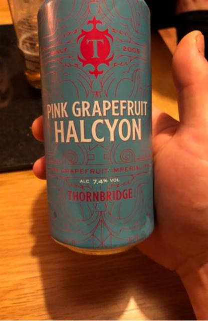 Pink Grapefruit Halcyon 7.4%, Thornbridge Brewery, England
