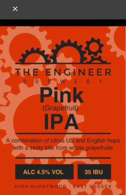 Pink (Grapefruit) IPA 4.5%, Engineer Brewery, England